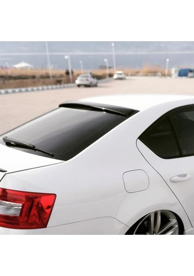 Skoda Octavia Arka Cam Üstü Spoiler 2013-2019 Arası Uyumlu