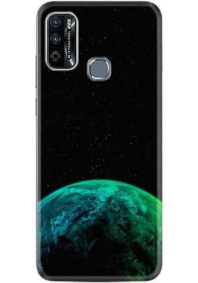 Infinix Hot 10 Play Kılıf Resimli Desenli Silikon Platinium Series Green World 2 1865