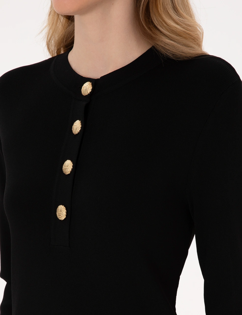 Pierre Cardin Kadın Siyah Elbise Triko 50311039-vr046 Siyah