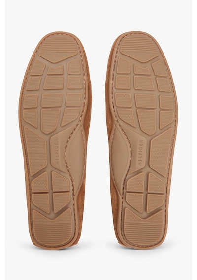 Tommy Hilfiger Core Süet Driver Erkek Taba Loafer Ayakkabı-13349 Taba