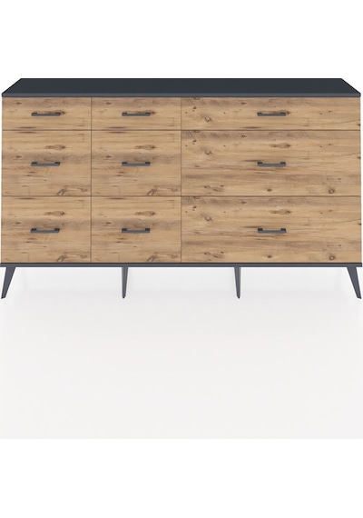 Arges Konsol 9 Çekmeceli 176x30x99 Çam-antrasit/çam Antrasıt/atlas Çam - Atlas Çam Arges Konsol 9 Çekmeceli 176x30x99 Çam-antrasit/çam Antrasıt/atlas Çam - Atlas Çam