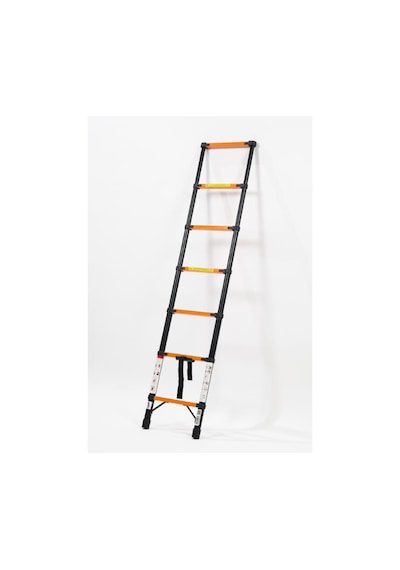 Cardilife 2 Metre Teleskopik Çelik Merdiven 200 Cm'ye Kadar