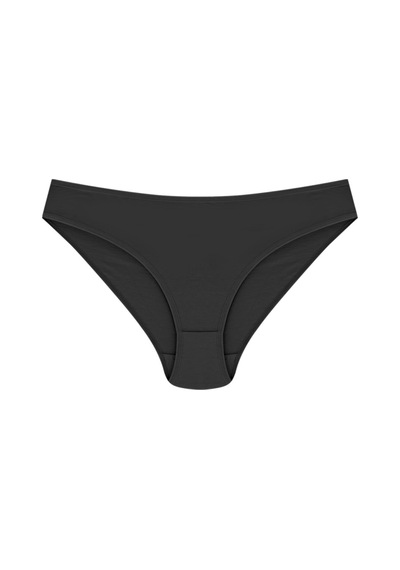 Casual Lingerie Kadın Pamuklu Bikini Model  3'Lü Paket Siyah Beyaz Ten Kadın Külot Çok Renkli