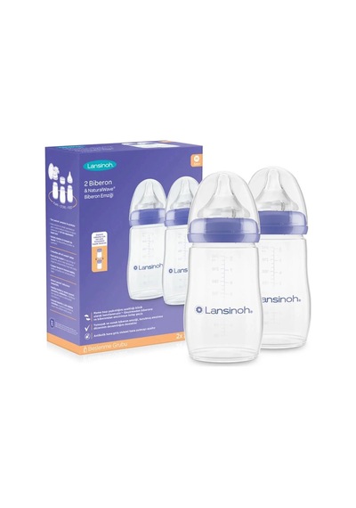 Mey İthalat Biberon 2'li Natural Wawa Biberon Emziği 240 Ml