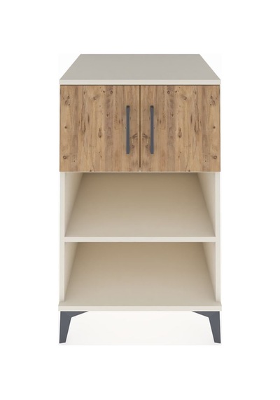 Kronos Komodin 2 Raflı 2 Kapaklı 60x59x96 Aytaşı-çam Aytaşı