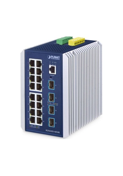 Planet Pl-ıgs-6325-16t4x 20 Port 16 Port Gigabit 4 Port 10g Sfp Yönetilebilir Endüstriyel Switch