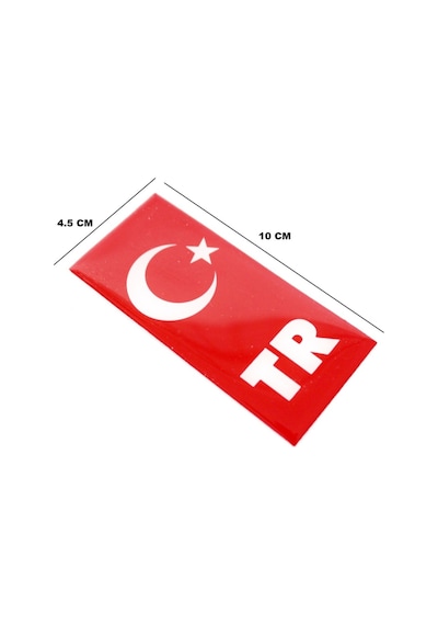 Tr Plaka Sticker 2'Li - Türkiye Plaka Sticker 496052247