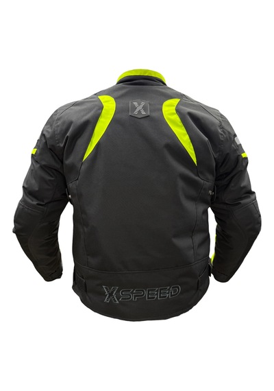 Xspeed Malibu 4 Mevsimlik Korumalı Motosiklet Montu Yeni Sezon Neon