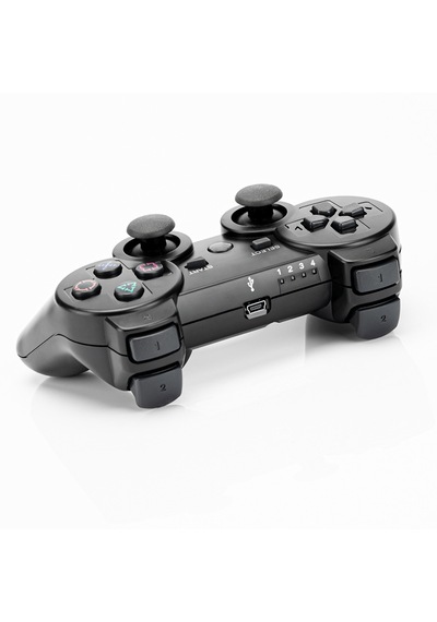 Double Titreşimli Ps3 Wireless Oyun Kolu Uyumlu Kablosuz Analog Gamepad Joystick Oyun Kolu