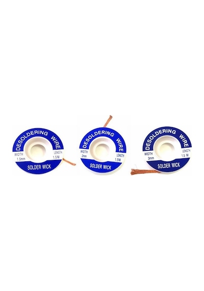 Class Zd-180 Lehim Temizleme Teli 3Lü Set 1.5-2-3Mm