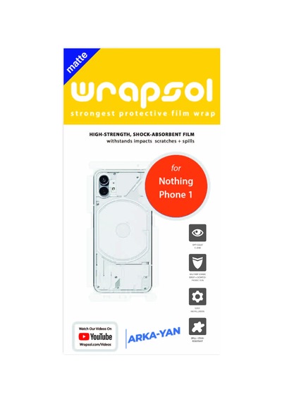 Nothing Phone 1 Mat Arka Ve Yan Kaplama Koruyucu Film