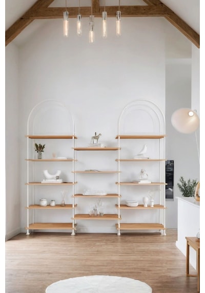 Çevir Kur Bohem Atlantik Çam Raf Çok Amaçlı Dekoratif Dolap & Kitaplık 199x203x29 Atlantik Çam