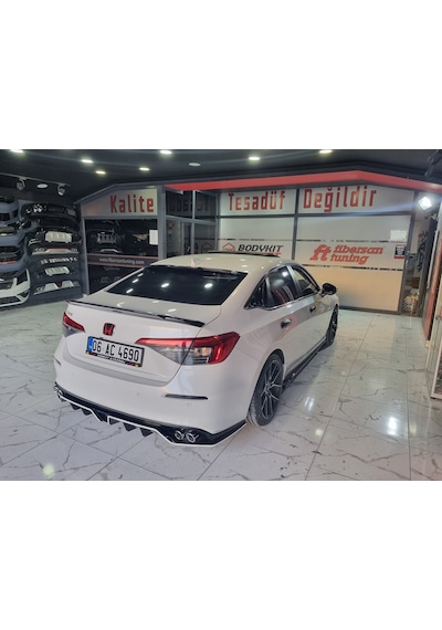 Honda Civic Fe1 Arka Tampon Eki 01 --fibersan Tuning