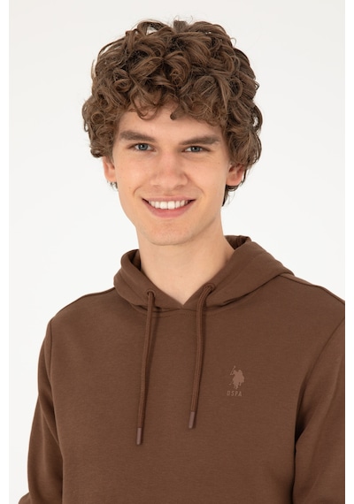 U.s. Polo Assn. Erkek Kahverengi Sweatshirt 50295167-vr029 Kahverengi