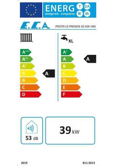 Eca Proteus Premix 42/42 kW (36.000 Kcal) Tam Yoğuşmalı Kombi