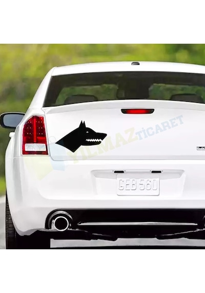Göktürk Logo Türk Kurt Sticker Oto Sticker Araba Cam Yapıştırma