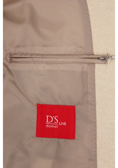 D's Damat Ds Damat Regular Fit Bej Hakim Yaka Kaşe Kaban 5hf08ort10002 Bej