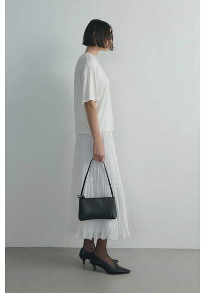 Suud Collection Ekru Atlas Basic Tişört