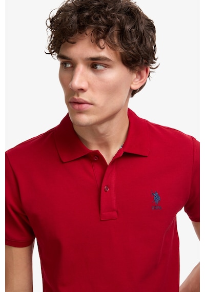 U.S. Polo Assn. U.s. Polo Assn. Erkek Bordo Tişört Basic 50322304-vr014