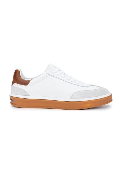 Tamer Tanca Erkek Hakiki Deri Beyaz Sneakers & Spor Ayakkabı 978 300 Erk Ayk Y25 Beyaz Beyaz
