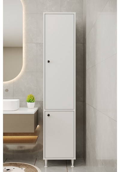 Aeka Ae-2028 Soft 2 Kapaklı Çok Amaçlı Dolap 40x180 Cm Raflı Dar Yüksek Boy Banyo Çok Bölmeli Depolama Dolabı Beyaz Aeka Ae-2028 Soft 2 Kapaklı Çok Amaçlı Dolap 40x180 Cm Raflı Dar Yüksek Boy Banyo Çok Bölmeli Depolama Dolabı Beyaz