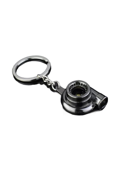 Schulzz Ultra Realistik Dönen Turbo Salyangozu Metal Anahtarlık