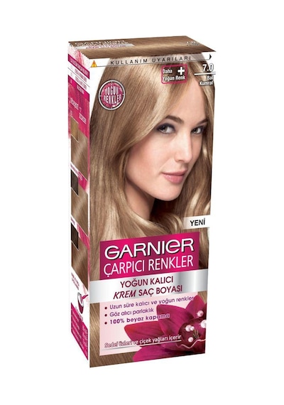 Garnier Çarpıcı Renkler Krem Saç Boyası 7.0 Bal Kumral (362844426)