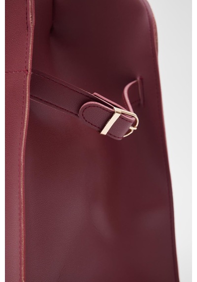 Shule Bags Piedra Omuz Çantası Bordo Bordo