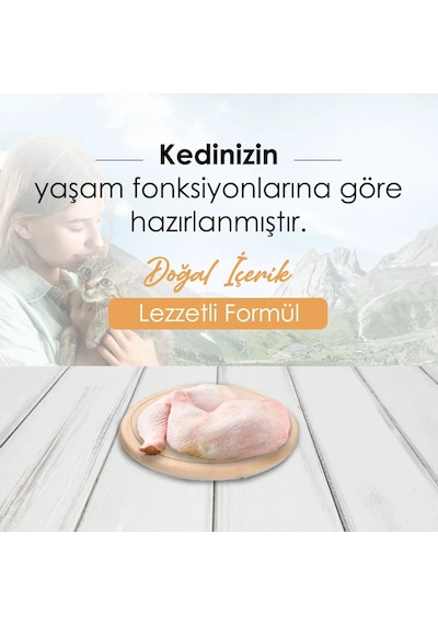 Bonnie Tavuklu Yetişkin Kedi Maması 1,5 Kg X 3 Adet