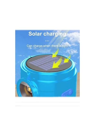 Solar Şarjlı 4 Mod Güneş Enerjili Lamba Acil Durum Lambası