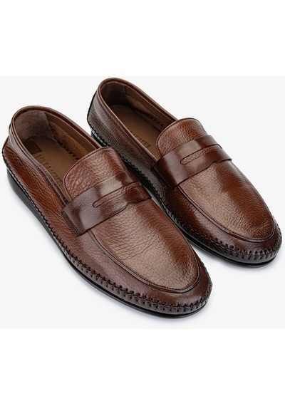Valmenti Castor Erkek Taba Gyk Hakiki Deri Loafer Ayakkabı 477 68611 Erk Ayk Y24 Taba