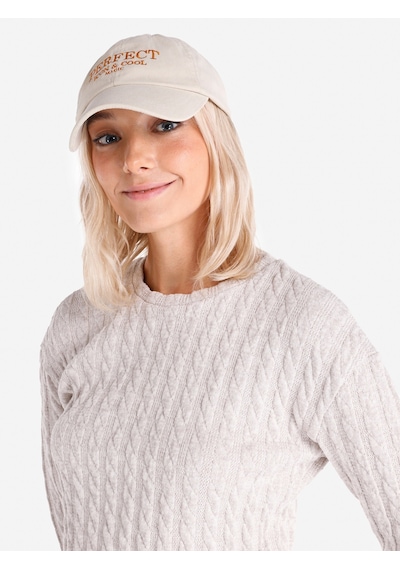 Colin's Colins Regular Fit Crop Gri Kadın Uzun Kol Tişört Cl1065928 Bej