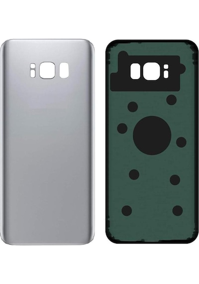 Samsung S8 Plus Gri Uyumlu Arka Kapak Batarya Kapağı Pil Kapağı Gri