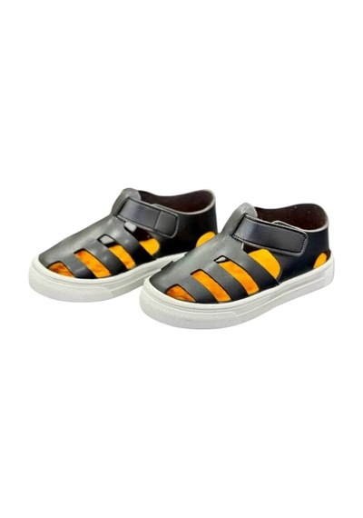 Minipa Ortopedik Ped Tabanlı Unisex Çocuk Sandalet Siyah
