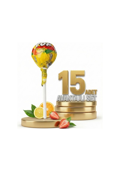 Afia Lolipop Meyve Aromalı Sert Şeker 15x10 Gr