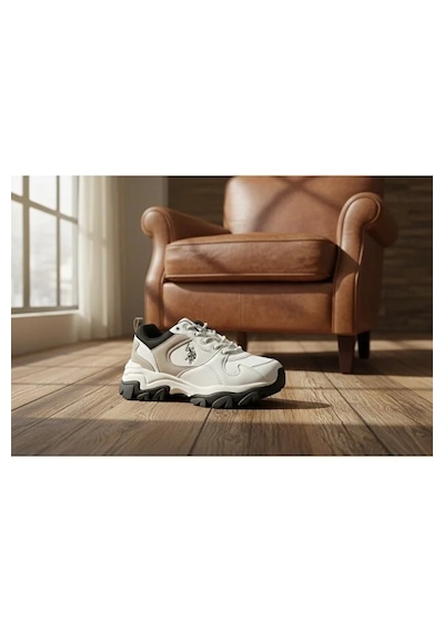U.S. Polo Assn. Tracky 6pr Bej-kahve Kadın Sneaker