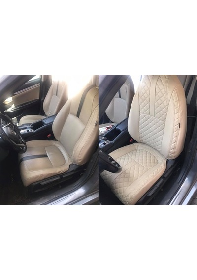 Honda Civic Araca Özel Deri Oto Koltuk Kılıfı (496146008)