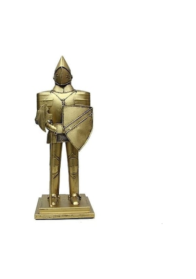 Dekoratif Metal Şovalye Gold K0479 Siyah