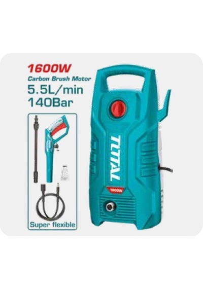Total Yüksek Basınçlı Yıkama Makinesi 1600 W