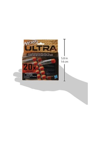 Nerf Ultra One 20'li Dart Dolum Paketi - Sadece Ultra Serisi İle Uyumlu Orijinal Yedek Mermi - En Uzak Mesafe Dartı