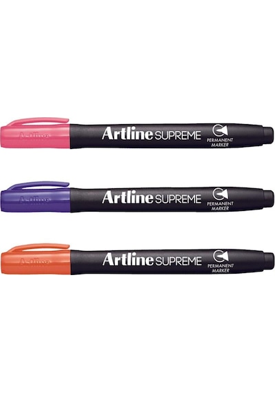 Artline Supreme Permanent Marker Pembe - Mor - Turuncu