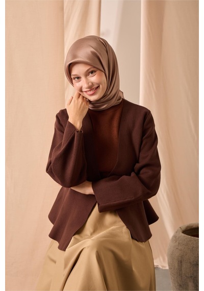 Silk Home Düz Shiny Eşarp 75006-58 vizon