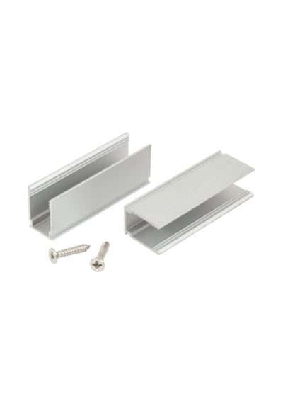 Alüminyum Neon Tutucu Profil 11x15mm Led Neon Sabitleme Kanalı Eloksallı 1 Metre Montaj Aparatı Kanal