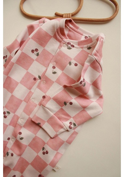 Oh La La Koala Plaid Cherry Serisi Tulum Bej