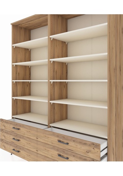 Hyperion Gardrop 10 Raflı 6 Çekmeceli 176x44x221 Çam-aytaşı/çam Aytaşı/çam Hyperion Gardrop 10 Raflı 6 Çekmeceli 176x44x221 Çam-aytaşı/çam Aytaşı/çam