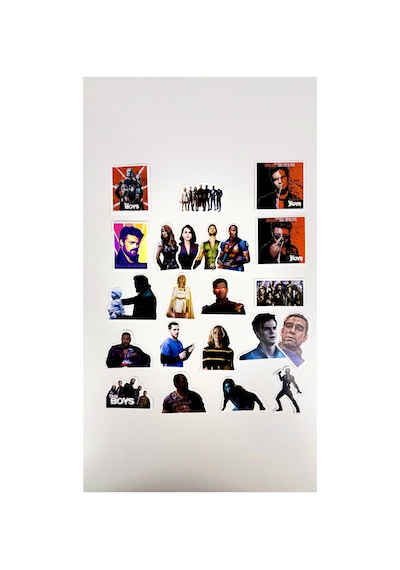 The Boys Sticker Paketi 20 Adet Amazon Prime The Boys Çok Renkli