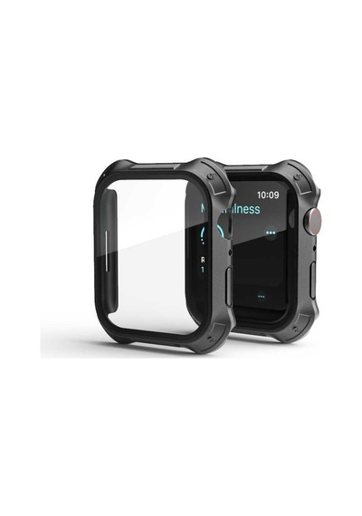 Watch 7 41mm Tank Zırh Kasa Ve Ekran Koruyucu Zore Watch Gard 10-gümüş