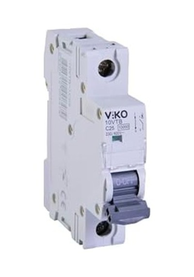 10vtb-1c25 Otomatik Sigorta 10ka C Tipi 1 Kutup 25a