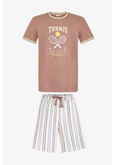 Penti Erkek Renkli Rust Retreat Pijama Takımı