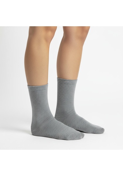 Gost Liria- 5 Li Renkli Ribanalı Unisex Soket Çorap Çok Renkli